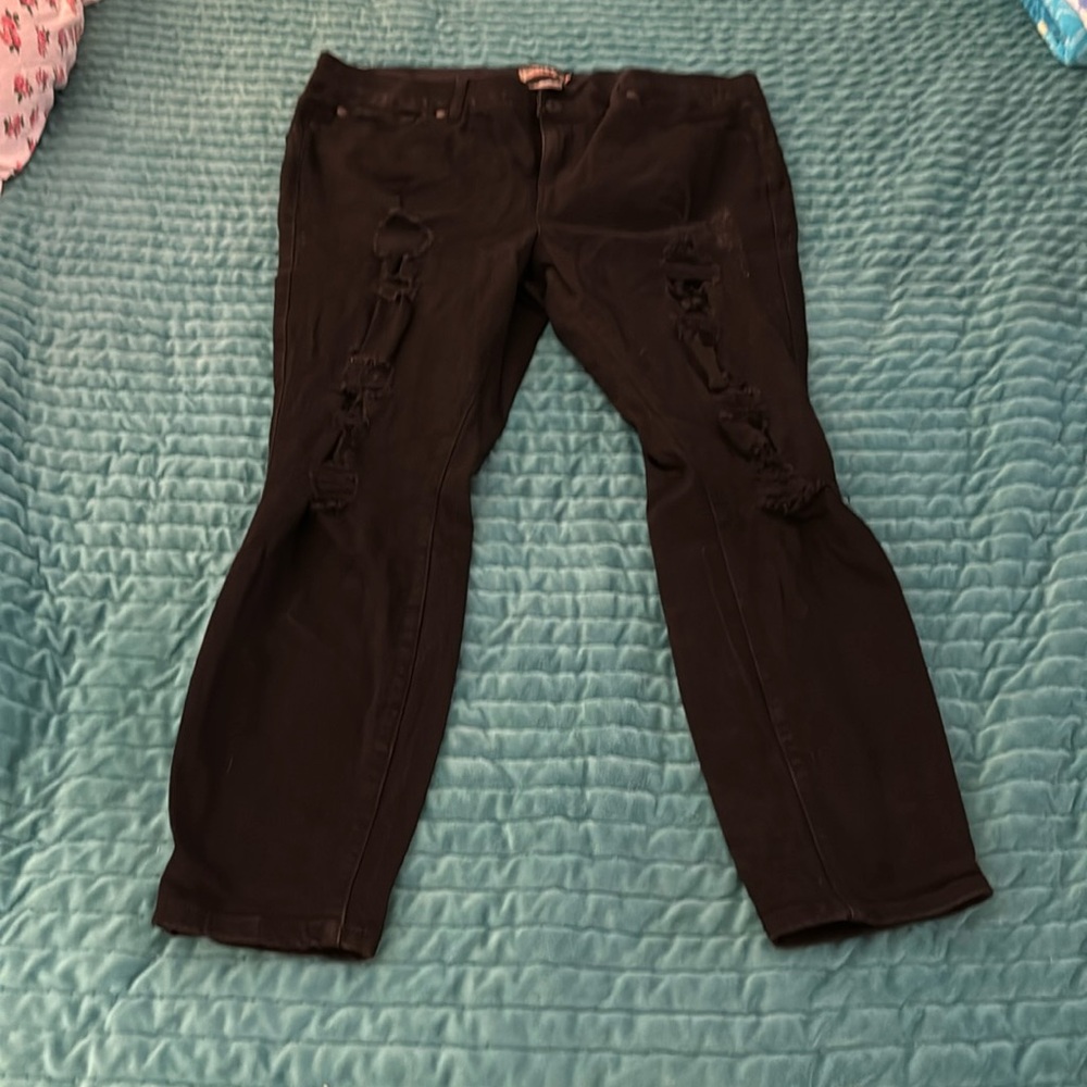 Torrid Distressed Denim Jeans